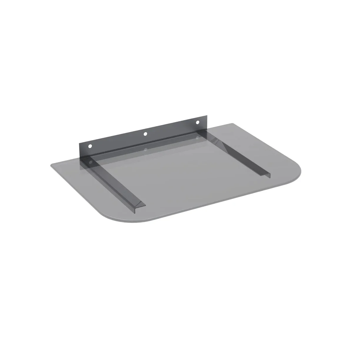 Economy Steel & Tempered Glass Wall Mount